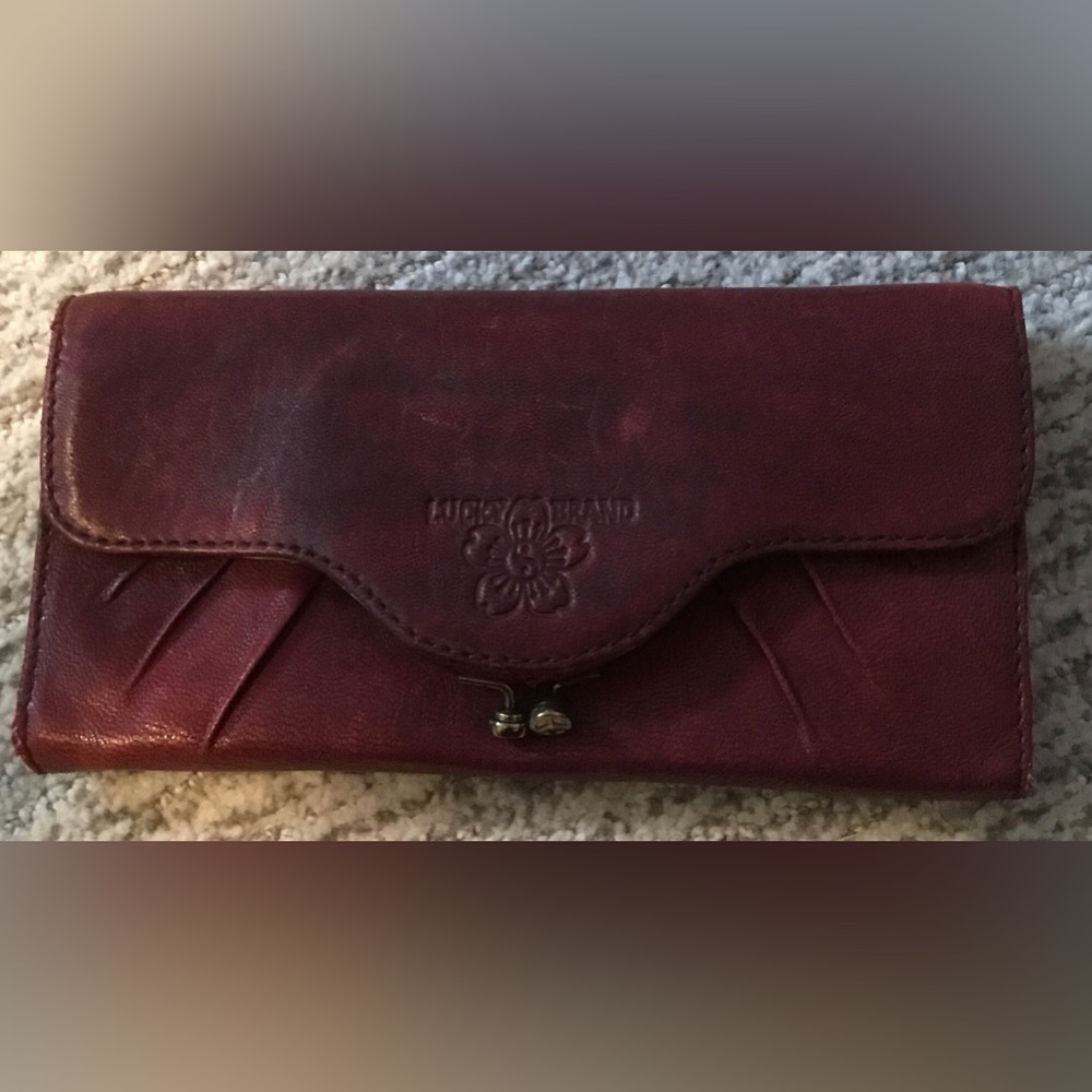 Lucky Brand Red Wallet